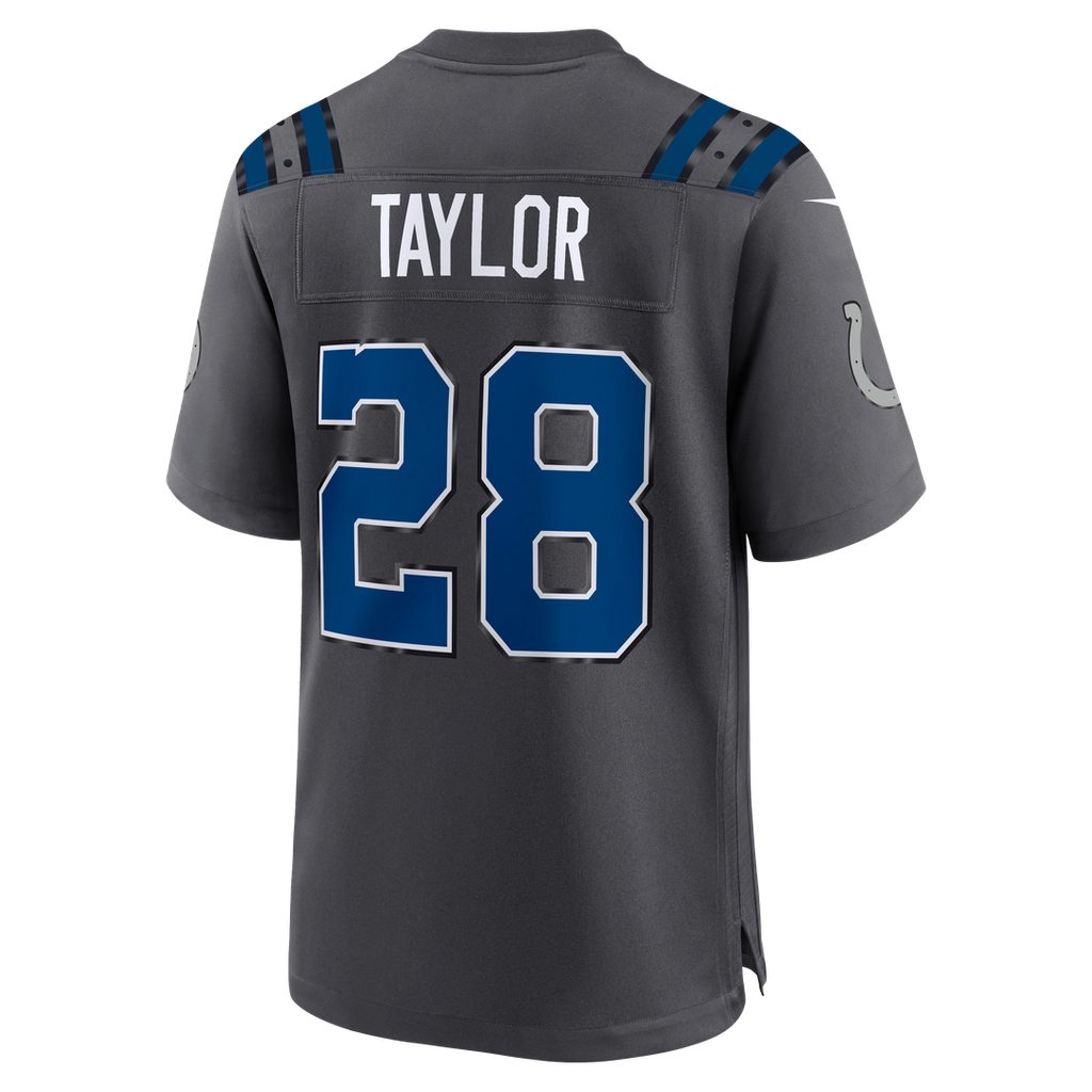 Jonathan Taylor Indianapolis Colts 2026 Rivalries Collection Jersey - Anthracite