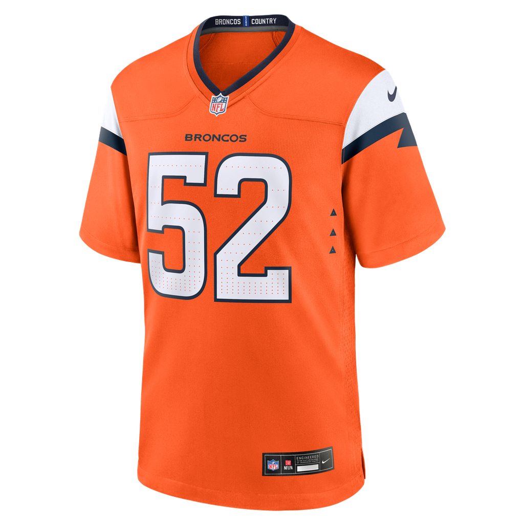 Jonah Elliss Denver Broncos Team Jersey - Orange