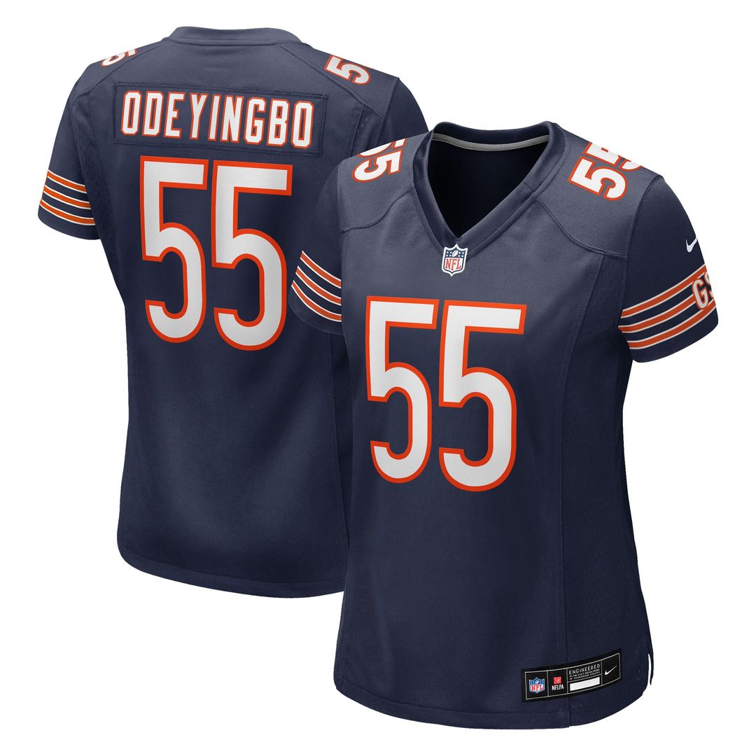 Dayo Odeyingbo Chicago Bears Women's Team Jersey - Navy