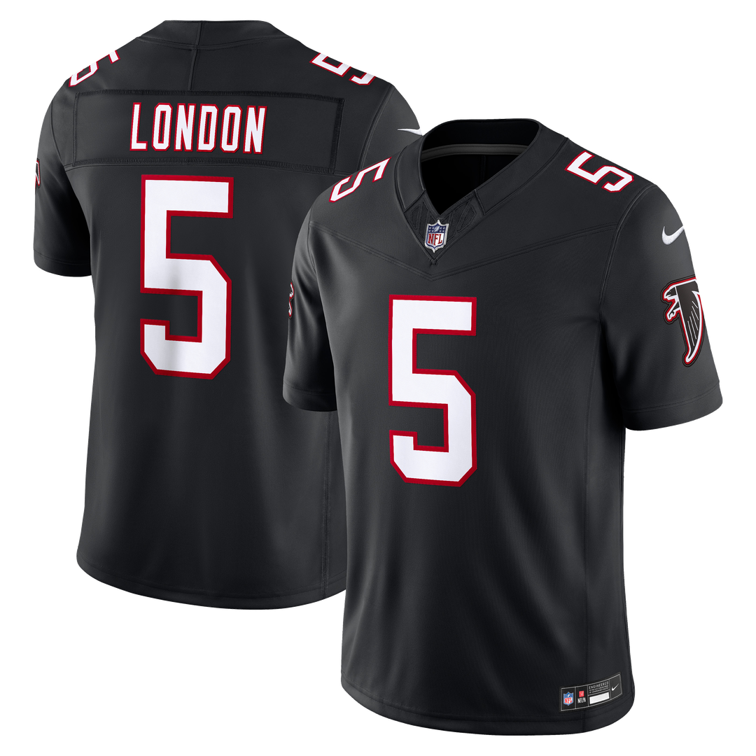 Drake London Atlanta Falcons Team Stitched Jersey - Red