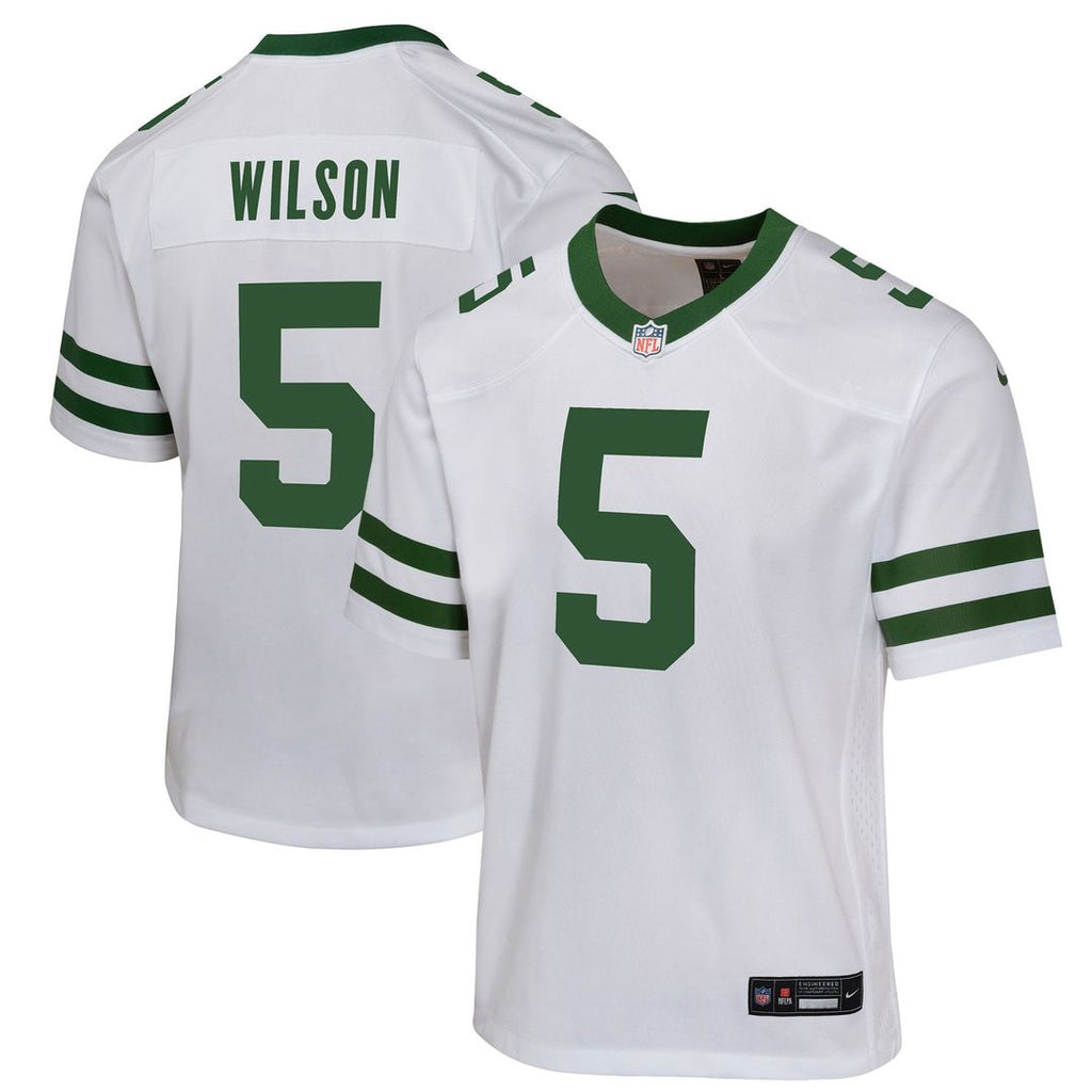Garrett Wilson New York Jets Youth Jersey - White
