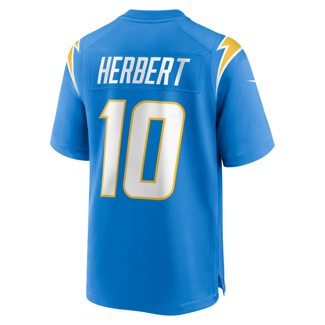 Justin Herbert Los Angeles Chargers Player Jersey - Powder Blue