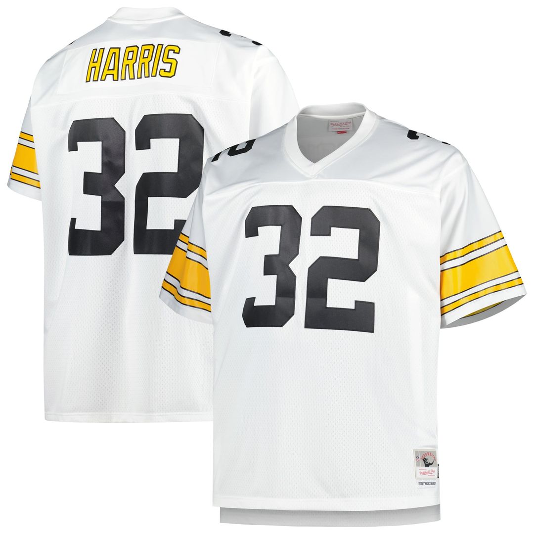Franco Harris Pittsburgh Steelers Big & Tall 1976 Legacy Retired Player Jersey - Black