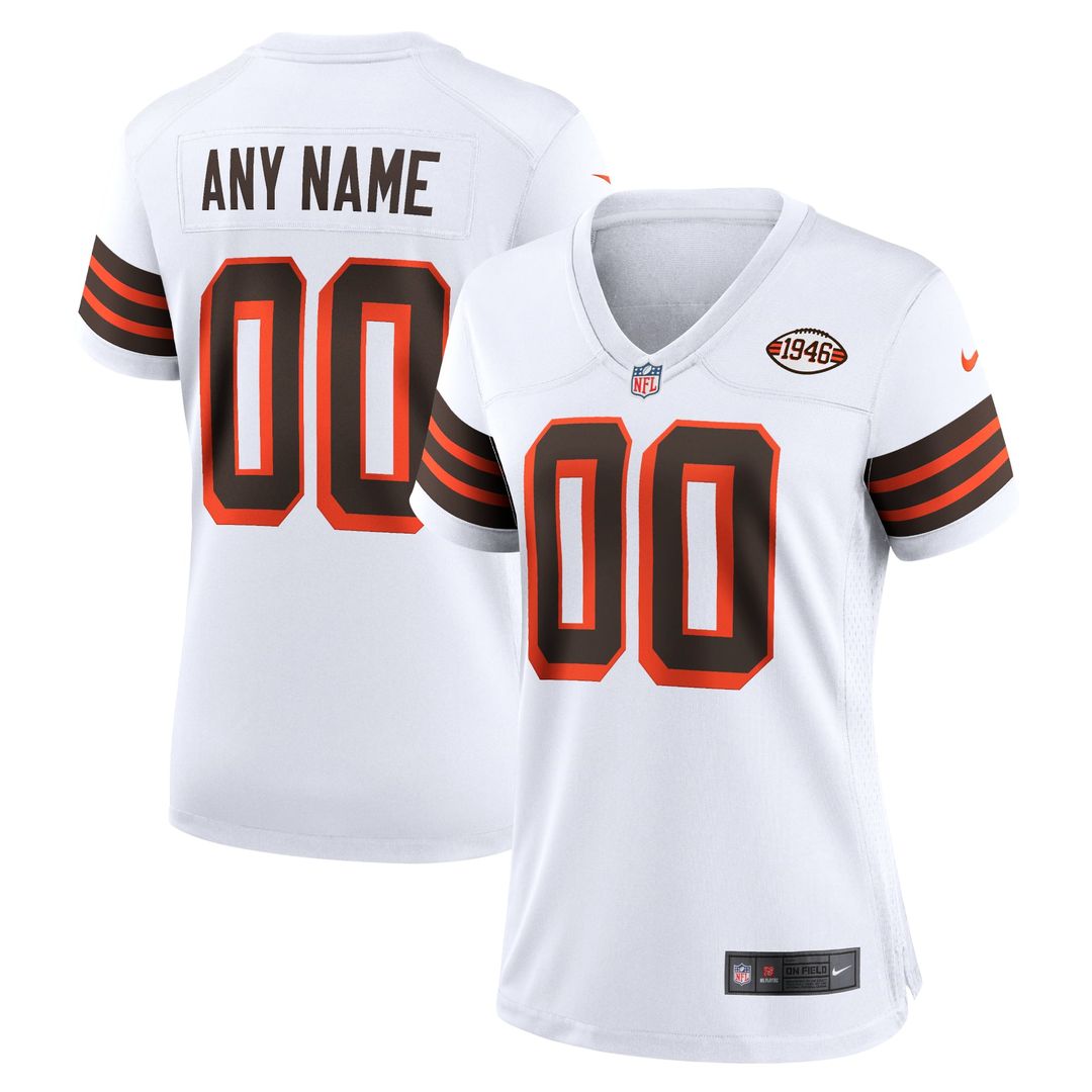 Cleveland Browns Women's Custom Jersey - Brown