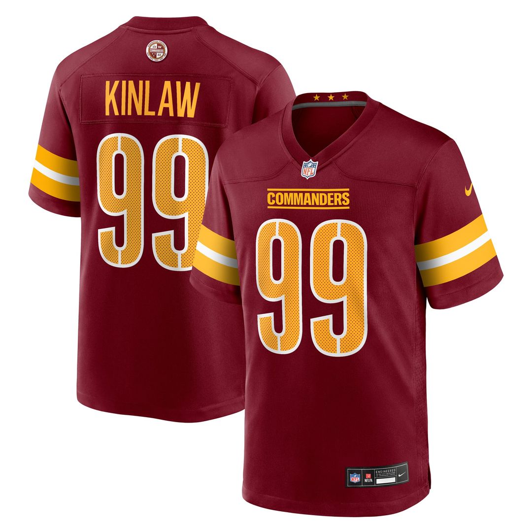 Javon Kinlaw Washington Commanders Team Jersey - Burgundy