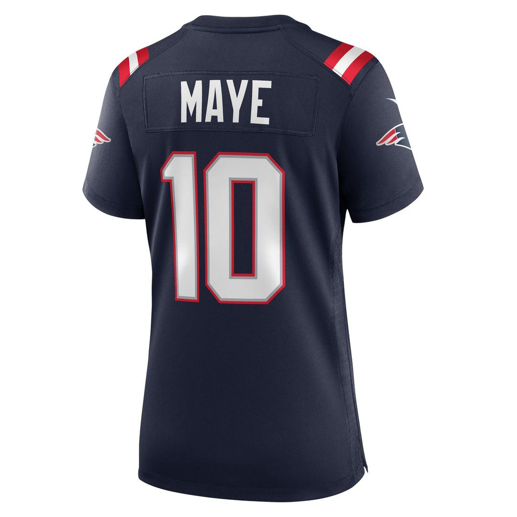 Drake Maye New England Patriots Women's Player Jersey - Navy