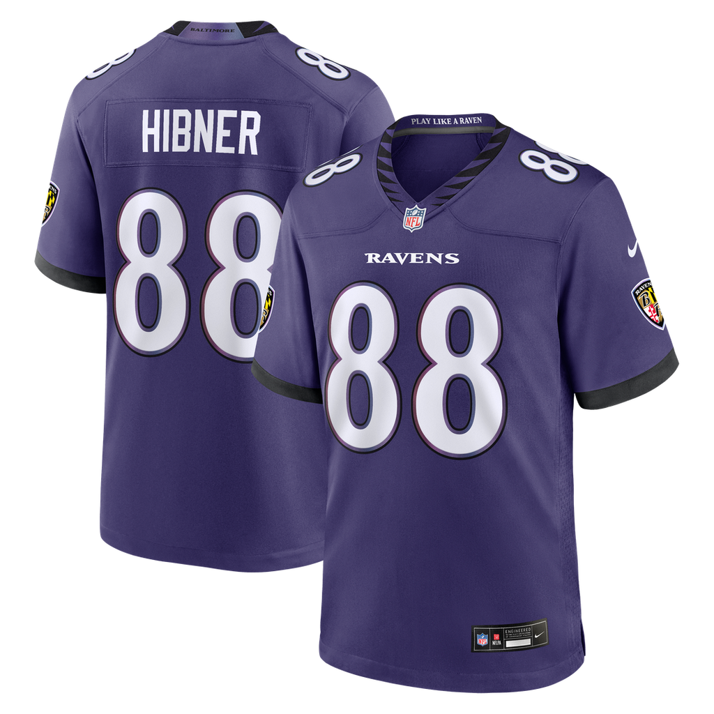 Matthew Hibner Baltimore Ravens Team Jersey - Purple