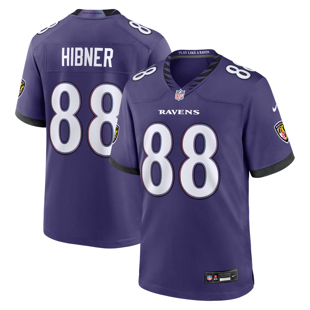 Matthew Hibner Baltimore Ravens Team Jersey - Purple