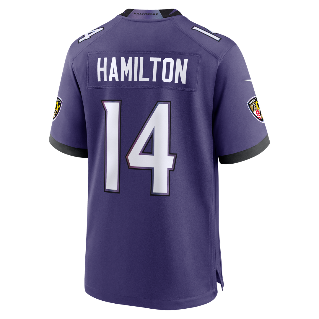 Kyle Hamilton Baltimore Ravens Team Jersey - Purple