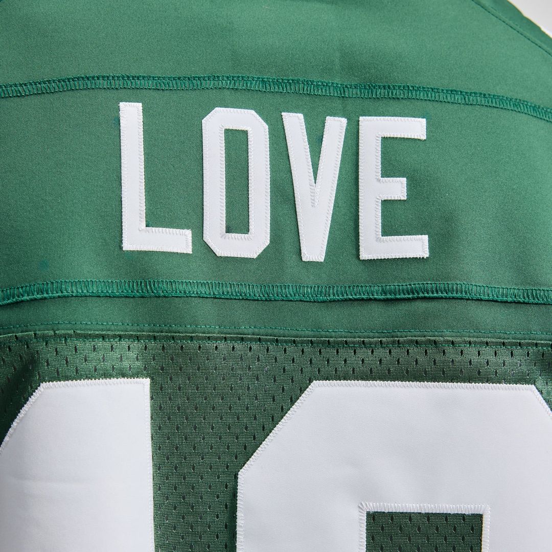 Love Green Bay Packers Stitched Jersey - Green