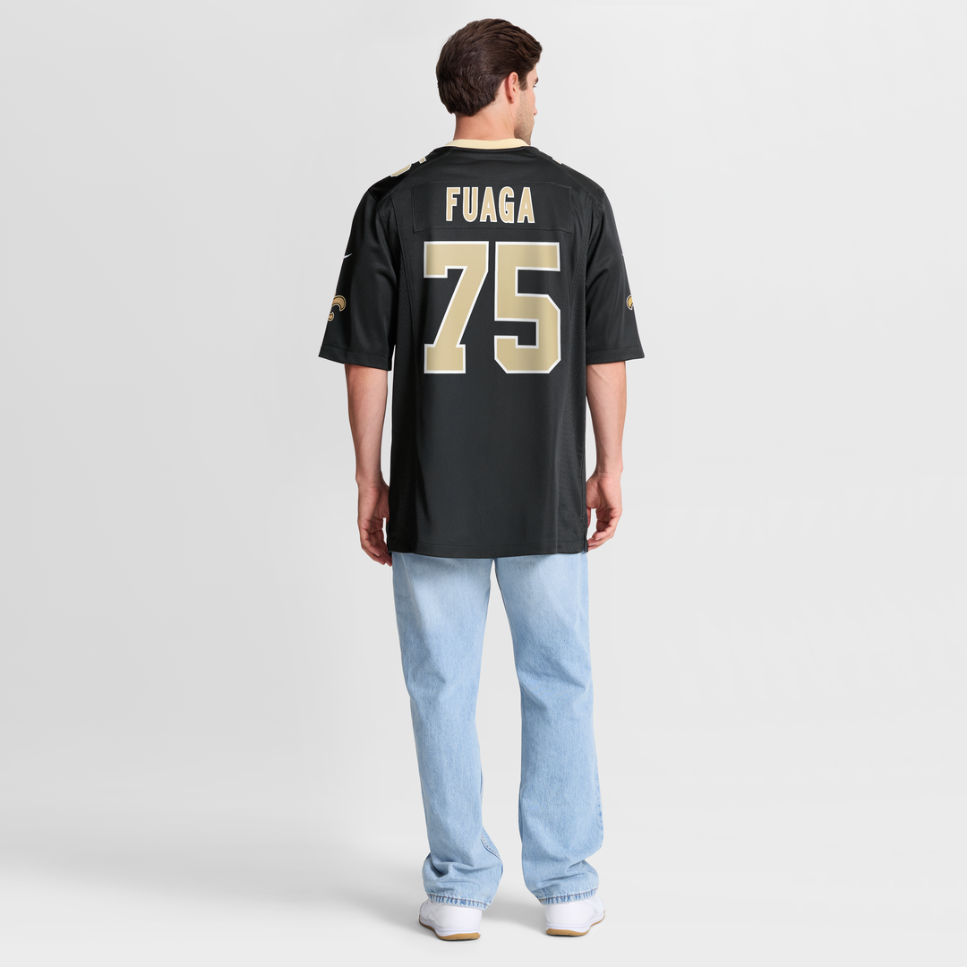 Taliese Fuaga New Orleans Saints Player Jersey - Black