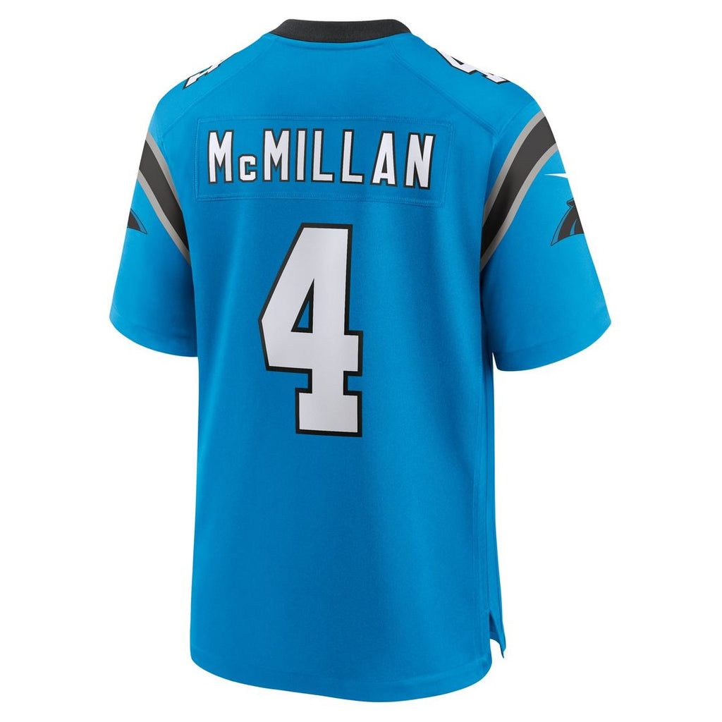 Tetairoa McMillan Carolina Panthers Alternate Jersey - Blue