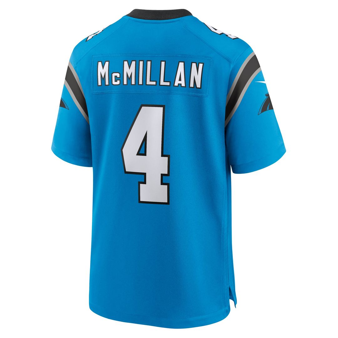 Tetairoa McMillan Carolina Panthers Alternate Jersey - Blue