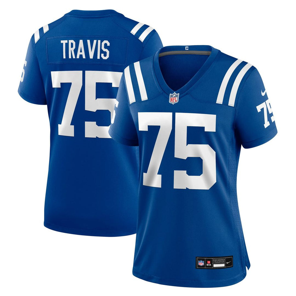 Jalen Travis Indianapolis Colts Women's Team Jersey - Royal