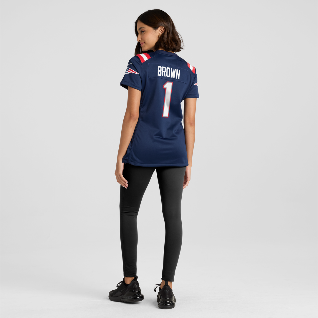 A.J. Brown New England Patriots Women's Jersey - Navy