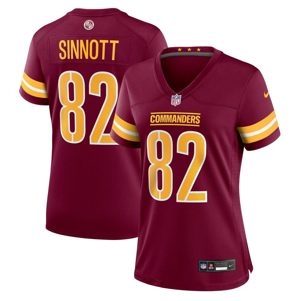 Ben Sinnott Washington Commanders Women's Team Jersey - Burgundy