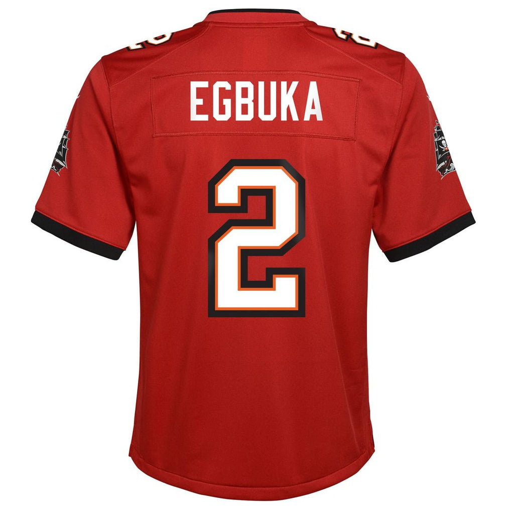 Emeka Egbuka Tampa Bay Buccaneers Youth Team Jersey - Red