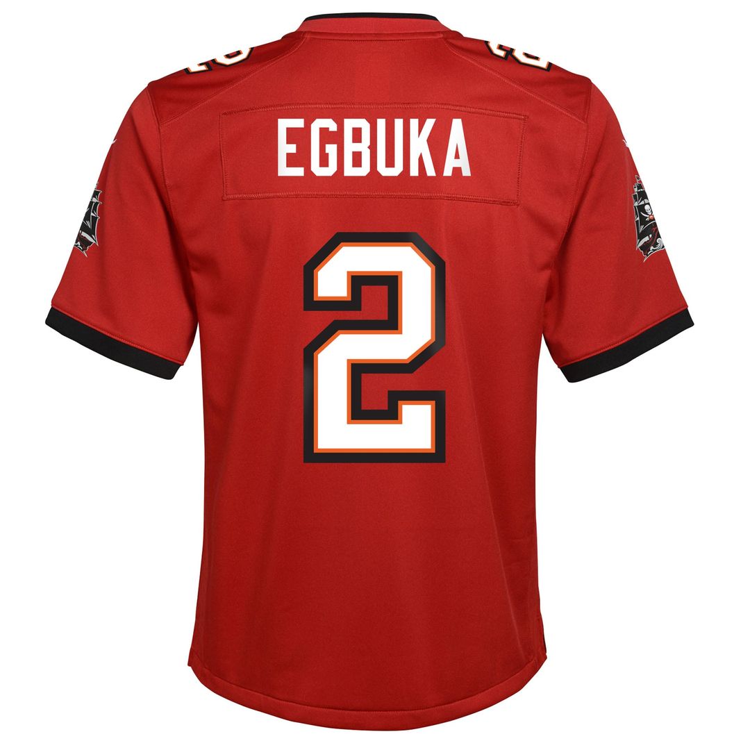 Emeka Egbuka Tampa Bay Buccaneers Youth Team Jersey - Red