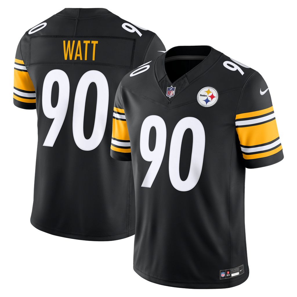 T.J. Watt Pittsburgh Steelers Team Stitched Jersey - Black