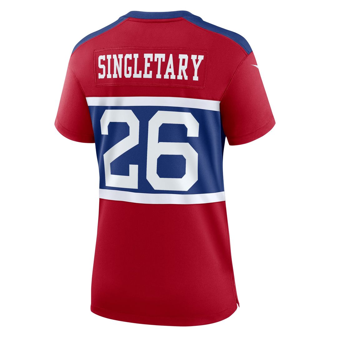 Devin Singletary New York Giants Women's Alternate Jersey - Century Red