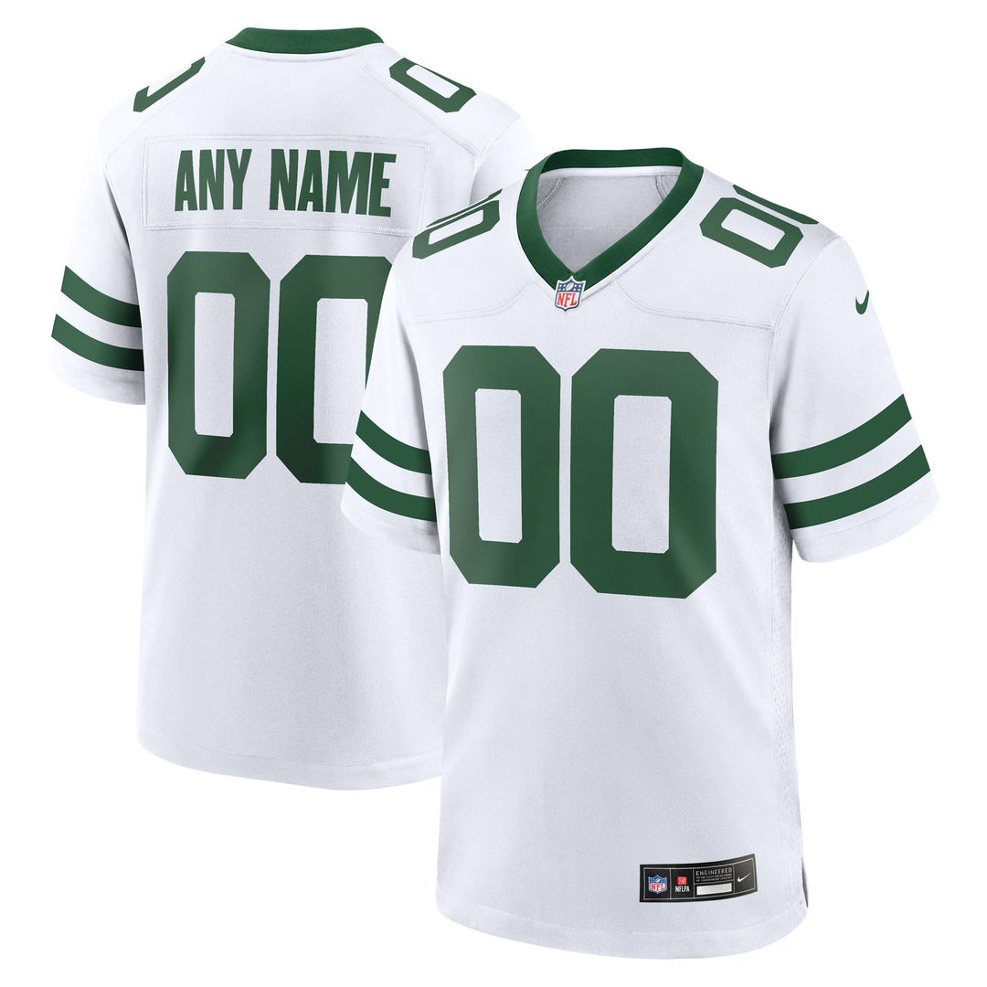 New York Jets Custom Jersey - Legacy White