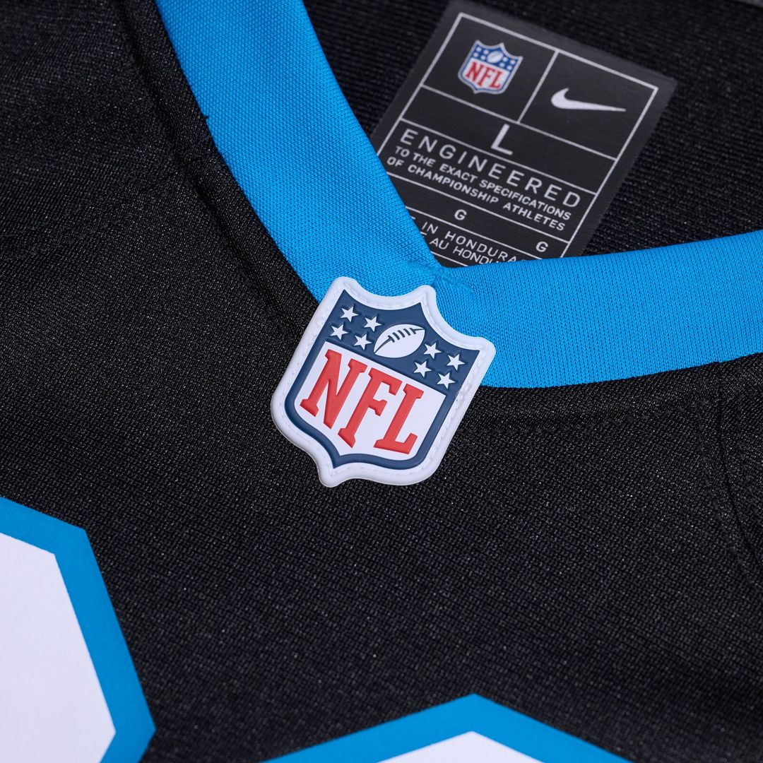 Taylor Moton Carolina Panthers Team Jersey - Black