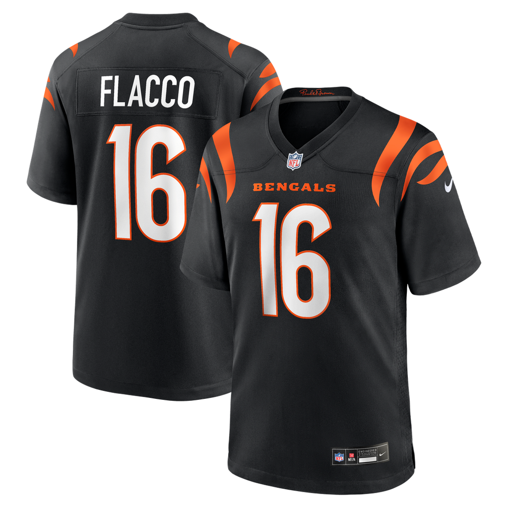 Joe Flacco Cincinnati Bengals Team Jersey - Black