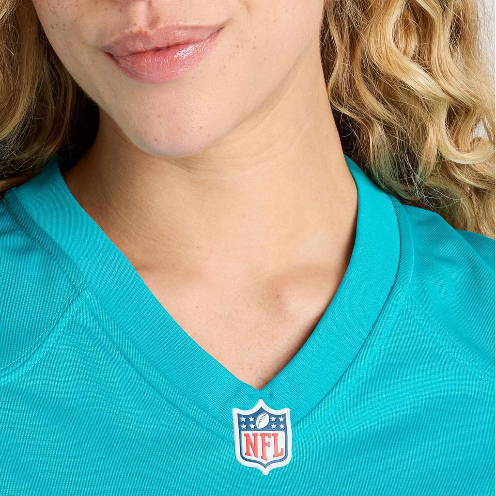 Quinn Ewers Miami Dolphins Women's Team Jersey - Aqua
