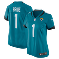 Number 1 Bride Jacksonville Jaguars Women's Jersey - Teal