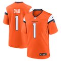 Denver Broncos #1 Dad Jersey - Orange