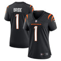 Number 1 Bride Cincinnati Bengals Women's Jersey - Black