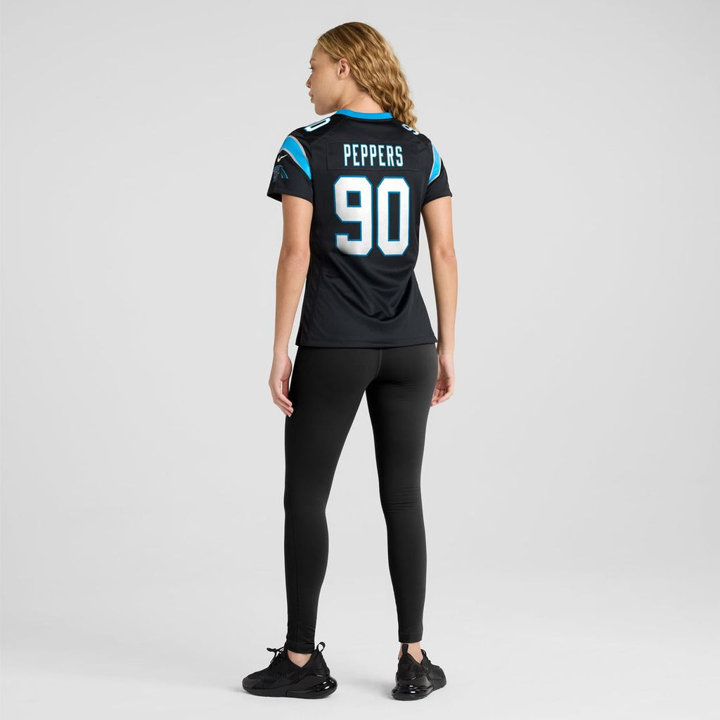 Julius Peppers Carolina Panthers Women's Retired Player Jersey - Black