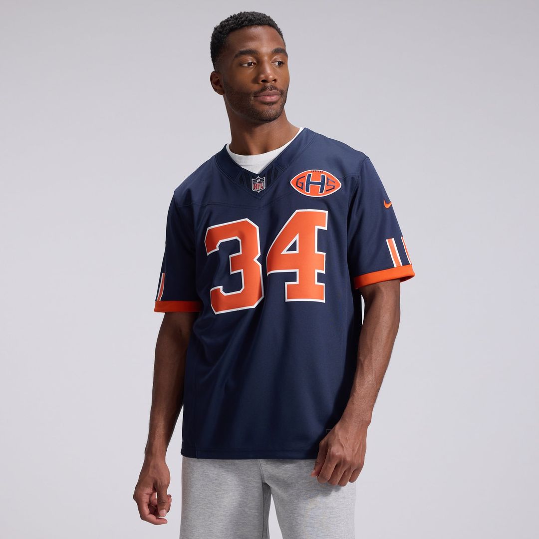 Walter Payton Chicago Bears 2026 Rivalries Collection Stitched Jersey - Navy