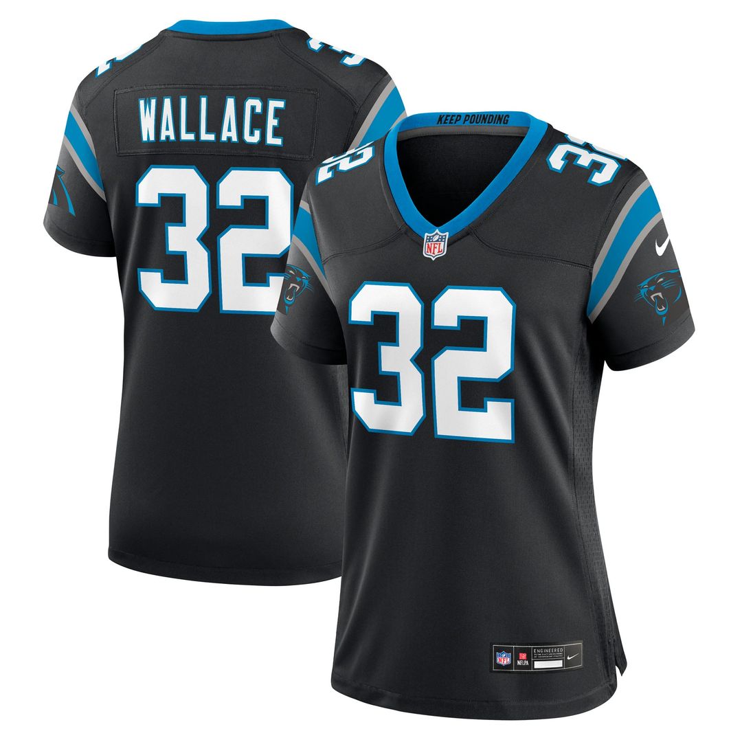Trevin Wallace Carolina Panthers Women's Team Jersey - Black