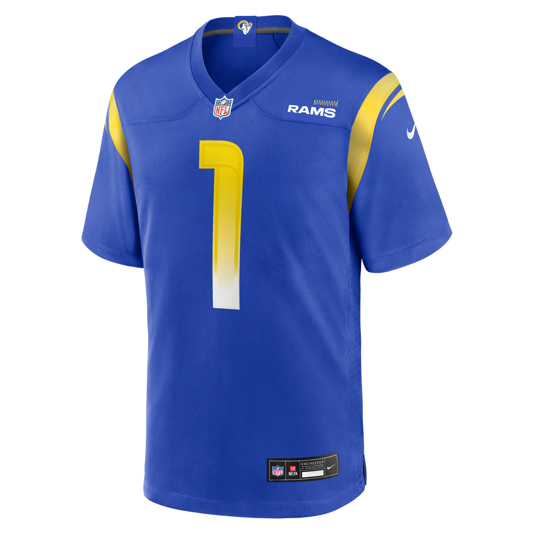 Number 1 Dad Los Angeles Rams Jersey - Royal
