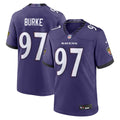 Ethan Burke Baltimore Ravens Team Jersey - Purple