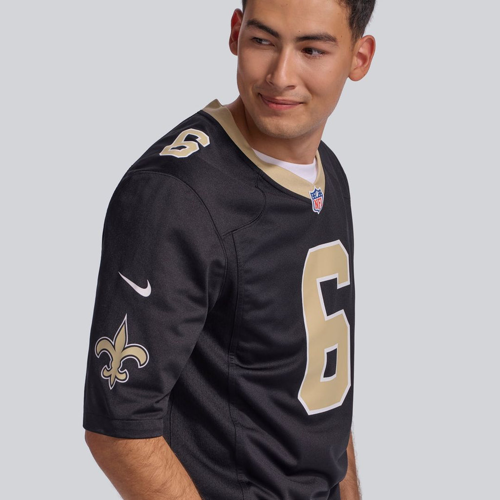 Tyler Shough New Orleans Saints Jersey - Black