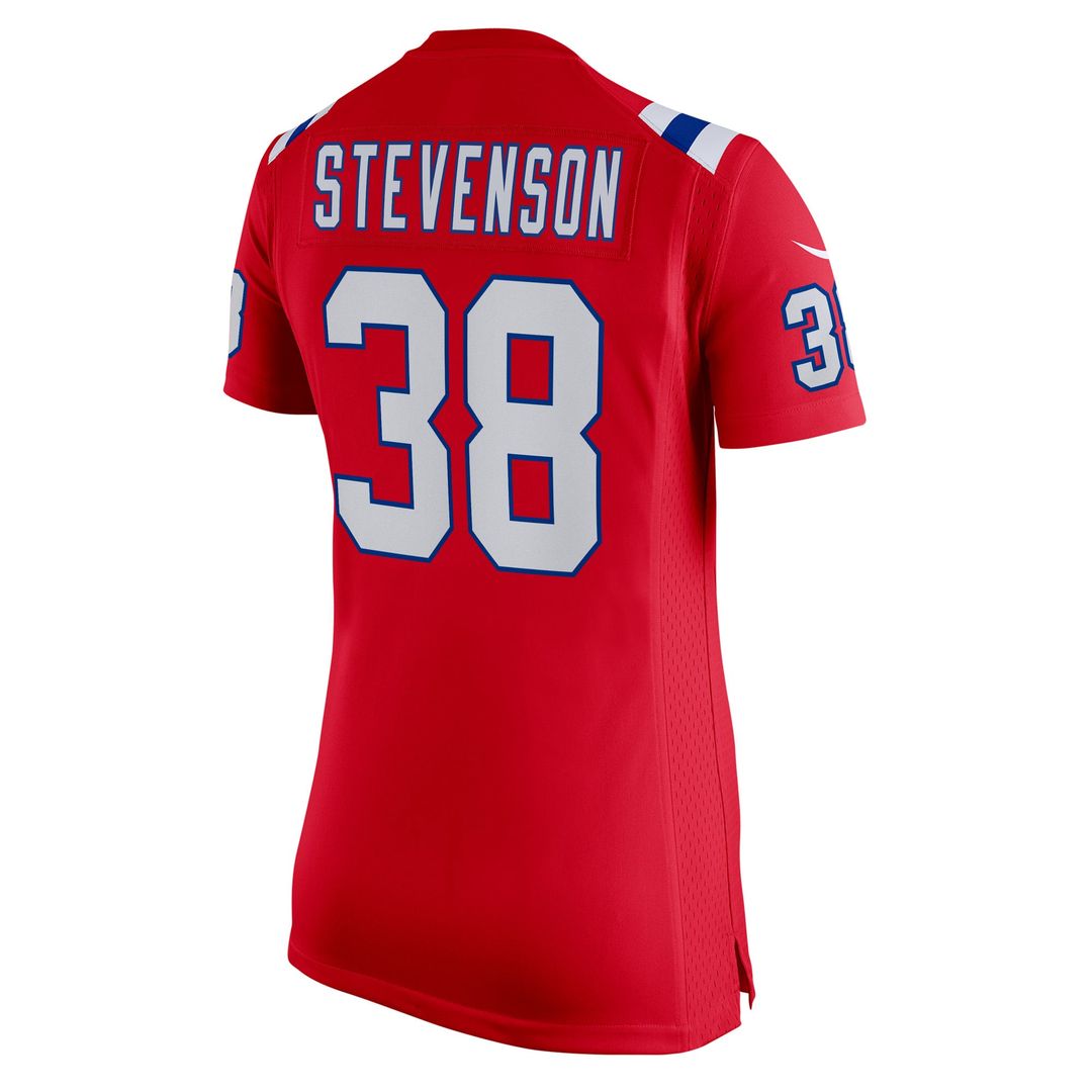 Rhamondre Stevenson New England Patriots Women's Team Jersey - Red