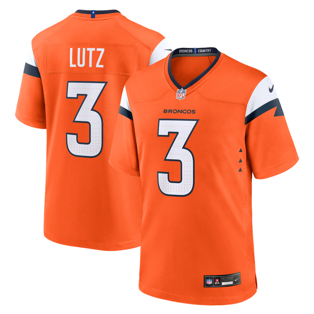Wil Lutz Denver Broncos Team Jersey - Orange