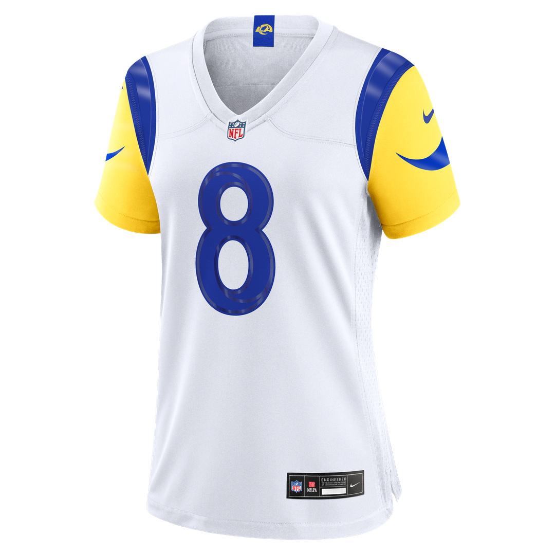 Jared Verse Los Angeles Rams Women's Jersey - White
