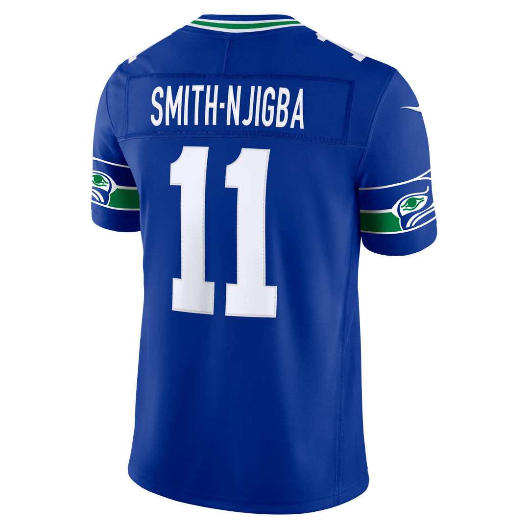 Jaxon Smith-Njigba Seattle Seahawks Alternate Stitched Jersey - Royal