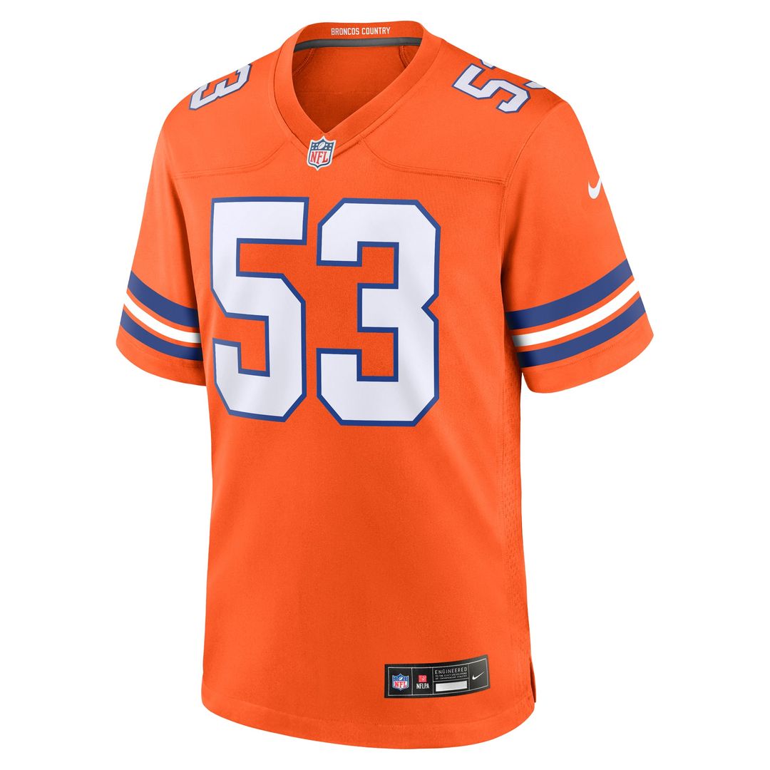 Randy Gradishar Denver Broncos Retired Player Alternate Jersey - Orange