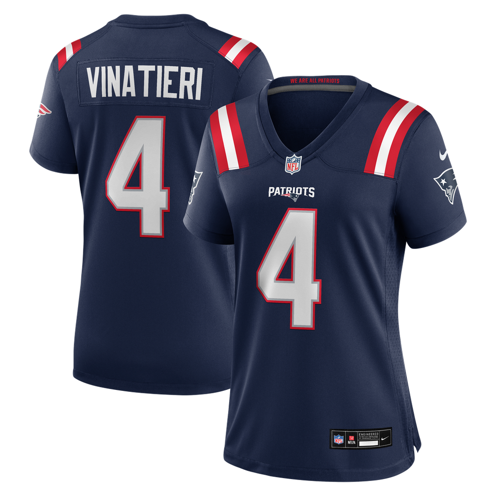 Adam Vinatieri New England Patriots Women's Team Retired Jersey - Navy