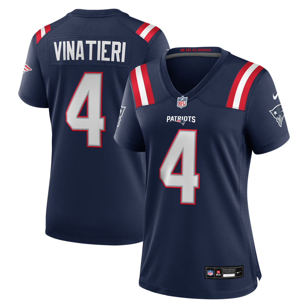 Adam Vinatieri New England Patriots Women's Team Retired Jersey - Navy