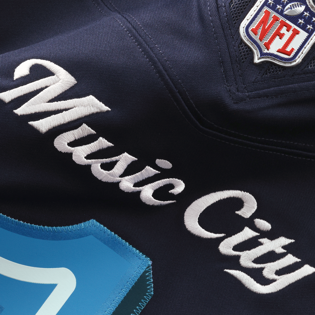 Cameron Ward Tennessee Titans 2026 Rivalries Collection Stitched Jersey - Navy