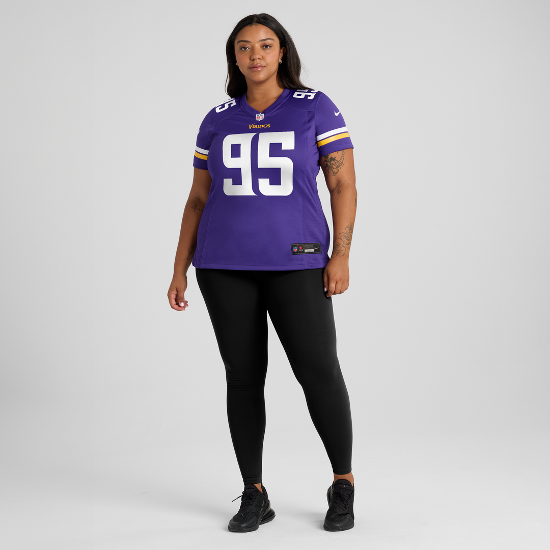 Caleb Banks Minnesota Vikings Women's Team Jersey - Purple