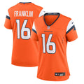 Troy Franklin Denver Broncos Women's Team Jersey - Orange