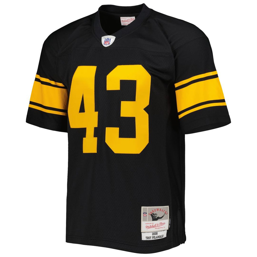 Troy Polamalu Pittsburgh Steelers Legacy Jersey - Black