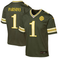Micah Parsons Green Bay Packers Youth 2026 Rivalries Collection Jersey - Green