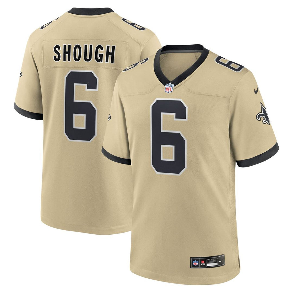 Tyler Shough New Orleans Saints Jersey - Black